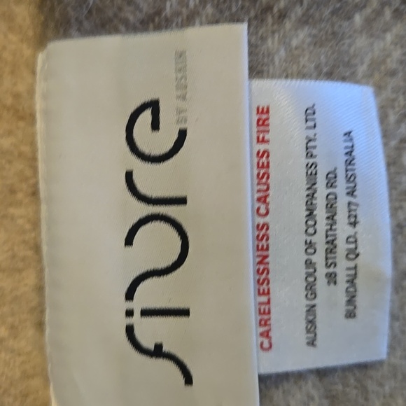 Fibre By Auskin Merino Wool Fringe 59 X 78 Throw Blanket - Picture 6 of 11